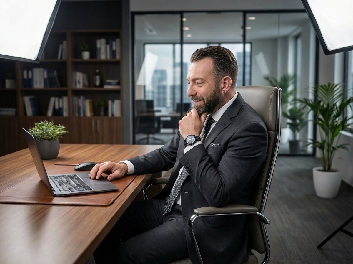 Patrick Becker bei der Arbeit - Gründer von CloudCartel Studio